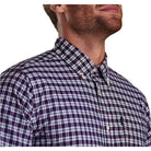 Barbour Highland 1 Tailored Fit Mens Shirt - White - William Powell