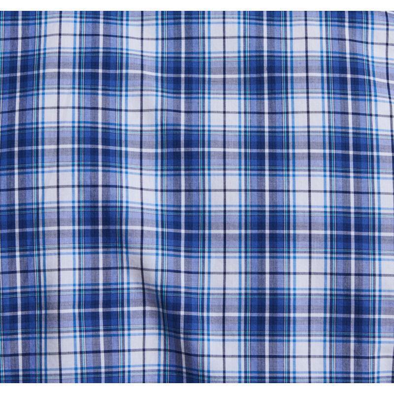 Barbour Highland 3 Tailored Fit Mens Shirt - Mid Blue - William Powell