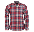 Barbour Highland Check 10 Tailored Mens Shirt - Red - William Powell