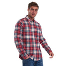 Barbour Highland Check 10 Tailored Mens Shirt - Red - William Powell