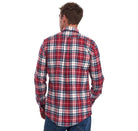 Barbour Highland Check 10 Tailored Mens Shirt - Red - William Powell