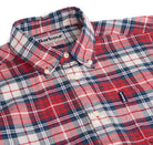 Barbour Highland Check 10 Tailored Mens Shirt - Red - William Powell