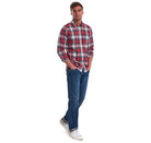 Barbour Highland Check 10 Tailored Mens Shirt - Red - William Powell