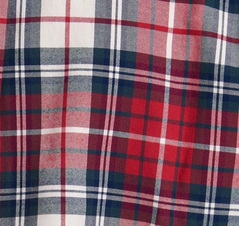 Barbour Highland Check 10 Tailored Mens Shirt - Red - William Powell