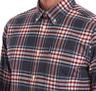 Barbour Highland Check 11 Tailored Mens Shirt - Grey Marl - William Powell
