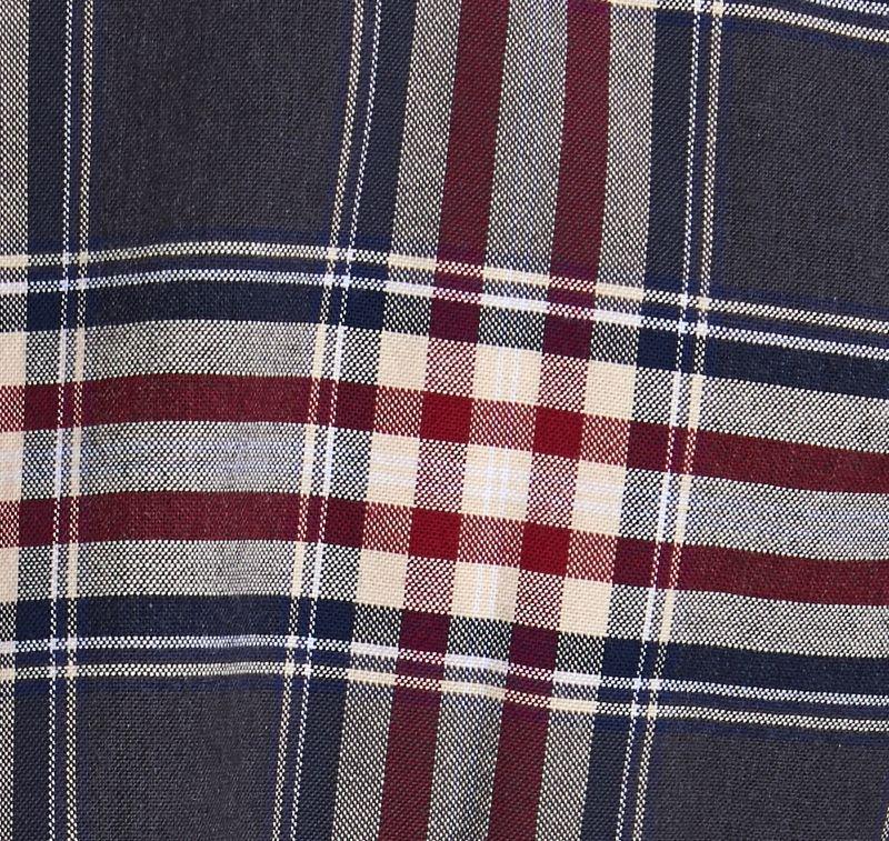Barbour Highland Check 11 Tailored Mens Shirt - Grey Marl - William Powell