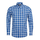 Barbour Highland Check 28 Tailored Fit Mens Shirt - Blue - William Powell