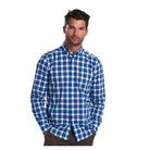 Barbour Highland Check 28 Tailored Fit Mens Shirt - Blue - William Powell