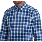 Barbour Highland Check 28 Tailored Fit Mens Shirt - Blue - William Powell