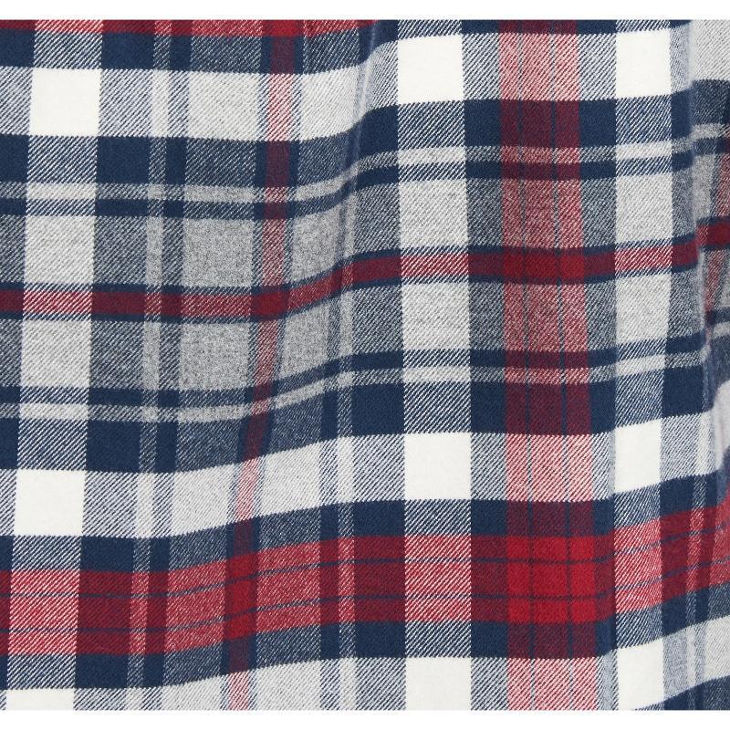 Barbour Highland Check 31 Mens Tailored Shirt - Rich Red - William Powell