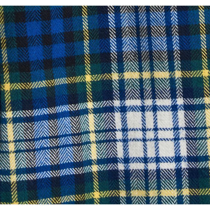 Barbour Highland Check 34 Mens Tailored Shirt - Bright Blue - William Powell