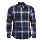 Barbour Highland Check 34 Mens Tailored Shirt - Navy - William Powell