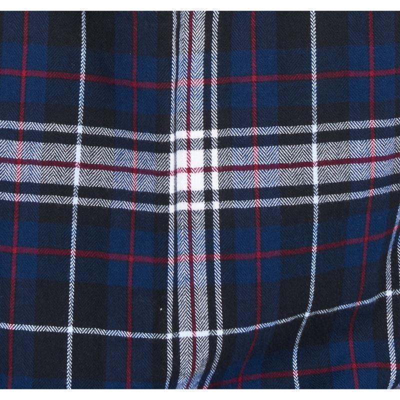 Barbour Highland Check 34 Mens Tailored Shirt - Navy - William Powell