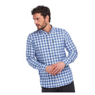 Barbour Highland Check 35 Mens Tailored Shirt - White - William Powell