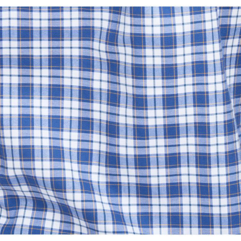 Barbour Highland Check 35 Mens Tailored Shirt - White - William Powell