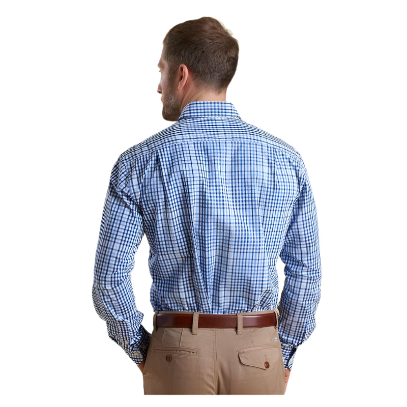 Barbour Holker Shirt - Blue - William Powell