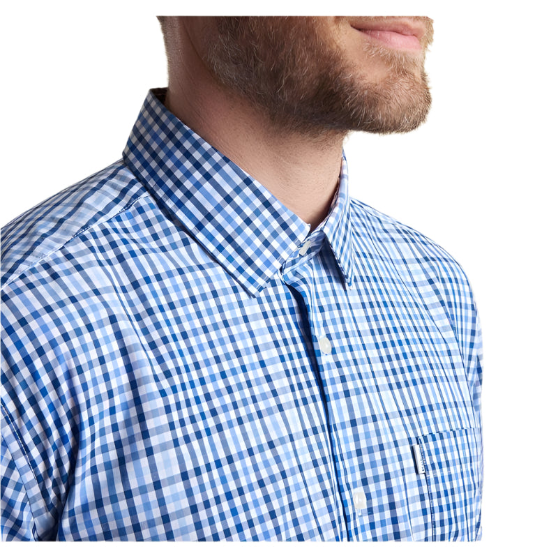 Barbour Holker Shirt - Blue - William Powell