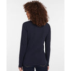 Barbour Homeswood Ladies Long Sleeve Tee - Navy - William Powell