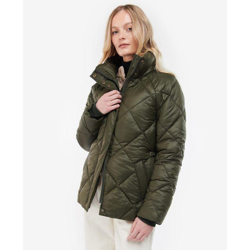 Barbour Hoxa Ladies Quilted Jacket - Sage/Ancient - William Powell