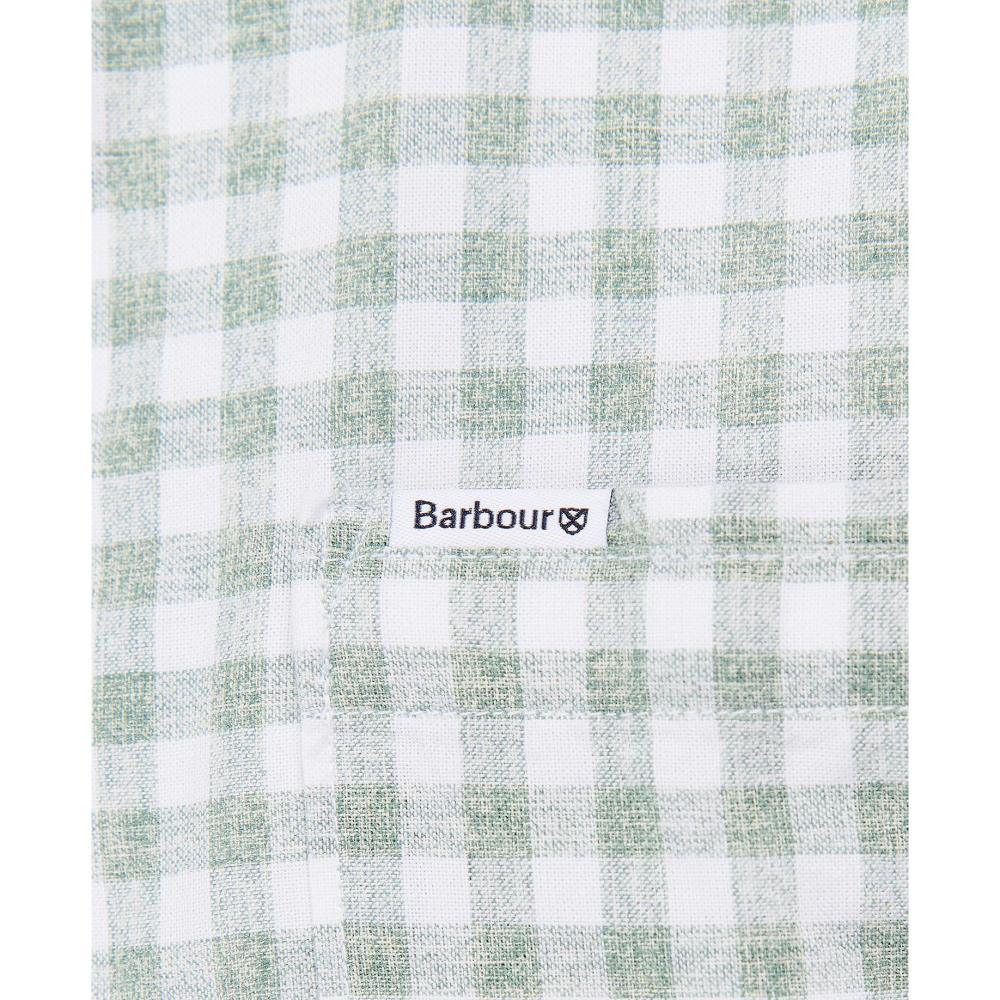 Barbour Kane Tailored Mens Shirt - Green - William Powell