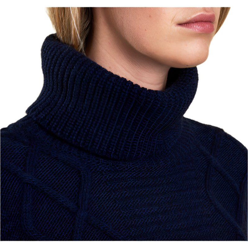 Barbour Ladies Court Roll Collar - Navy - William Powell