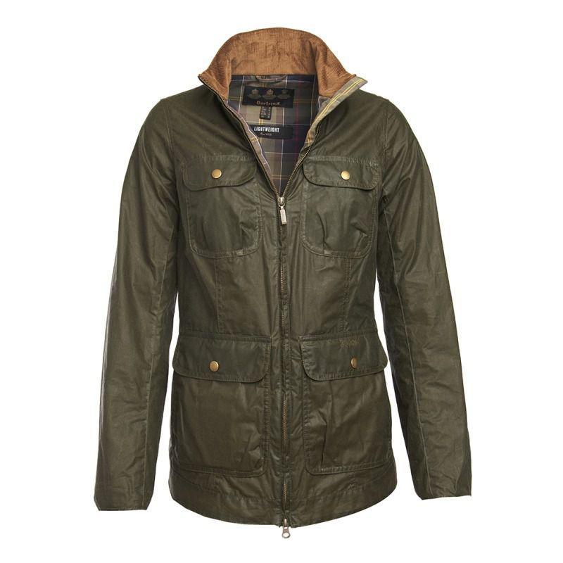 Barbour Ladies Lightweight 4oz Wax Filey Jacket   Archive Olive