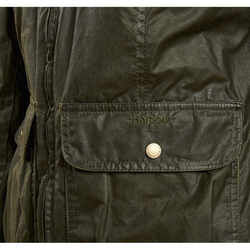 Barbour Ladies Lightweight 4oz Wax Filey Jacket - Archive Olive - William Powell