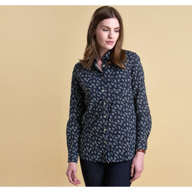 Barbour Ladies Vyne Shirt - Navy - William Powell