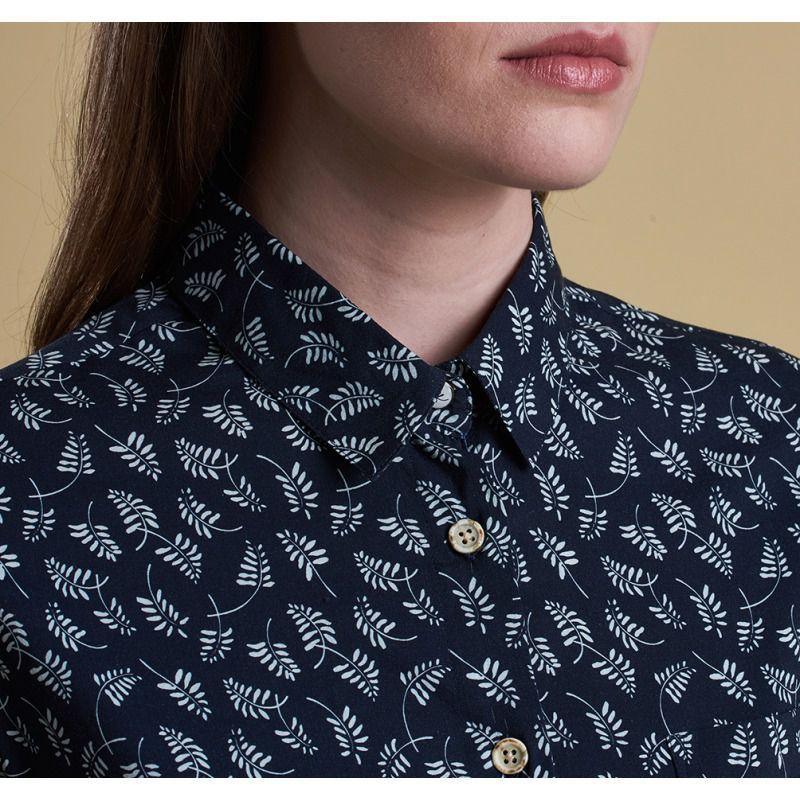 Barbour Ladies Vyne Shirt - Navy - William Powell