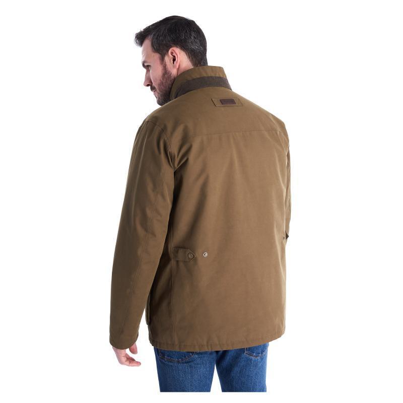 Barbour Lorton Waterproof Mens Jacket - Dark Sand - William Powell