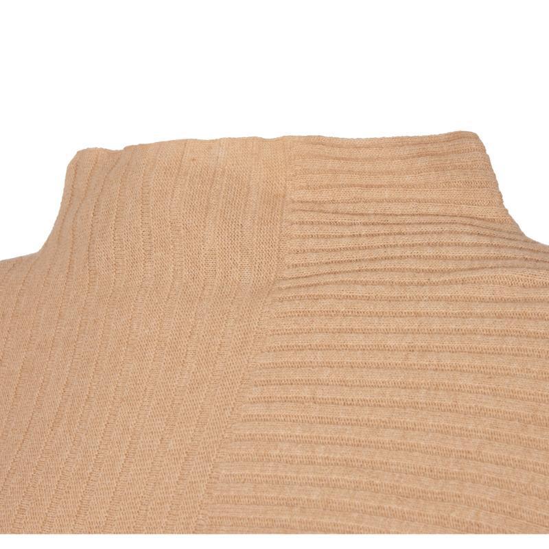 Barbour Lossie Ladies Funnel Neck Knit - Camel - William Powell