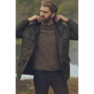 Barbour Malcolm Mens Wax Jacket - Archive Olive - William Powell