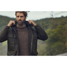 Barbour Malcolm Mens Wax Jacket - Archive Olive - William Powell