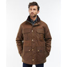 Barbour Malcolm Mens Wax Jacket - Brown - William Powell