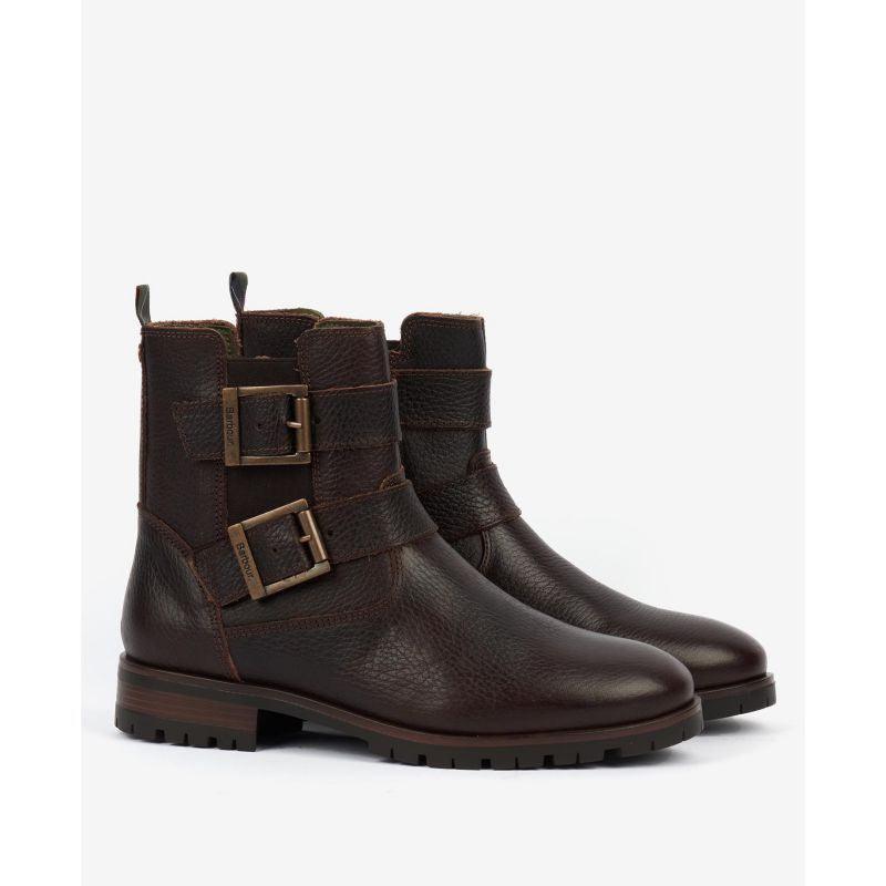 Barbour Marina Ladies Boots - Dark Brown - William Powell