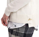 Barbour Morag Round Neck Ladies Knit - Cloud - William Powell