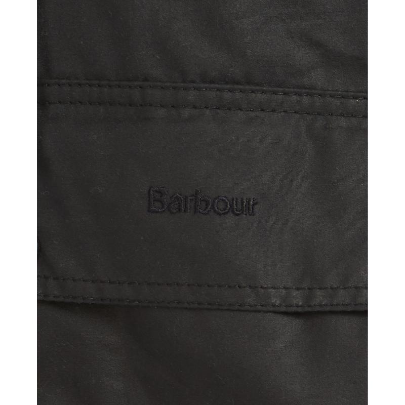 Barbour Mull Ladies Wax Jacket - Navy/Dress - William Powell