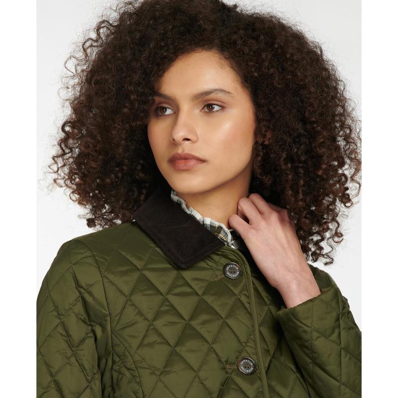 Barbour Omberlsey Ladies Quilted Jacket - Olive - William Powell