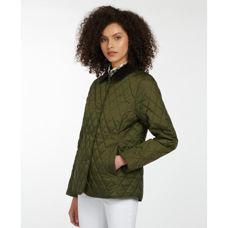 Barbour Omberlsey Ladies Quilted Jacket - Olive - William Powell