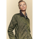 Barbour Omberlsey Ladies Quilted Jacket - Olive - William Powell