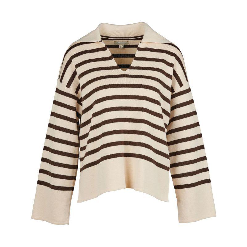 Barbour Opal Ladies Knit - Cream - William Powell