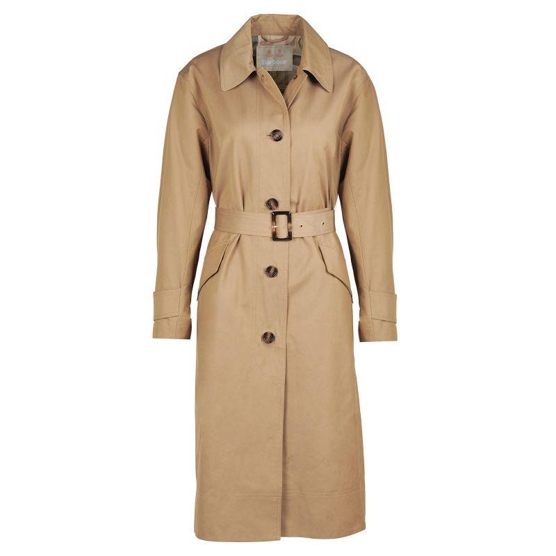 Barbour Opal Ladies Showerproof Trench - Rosewood/Rosewood Tartan - William Powell