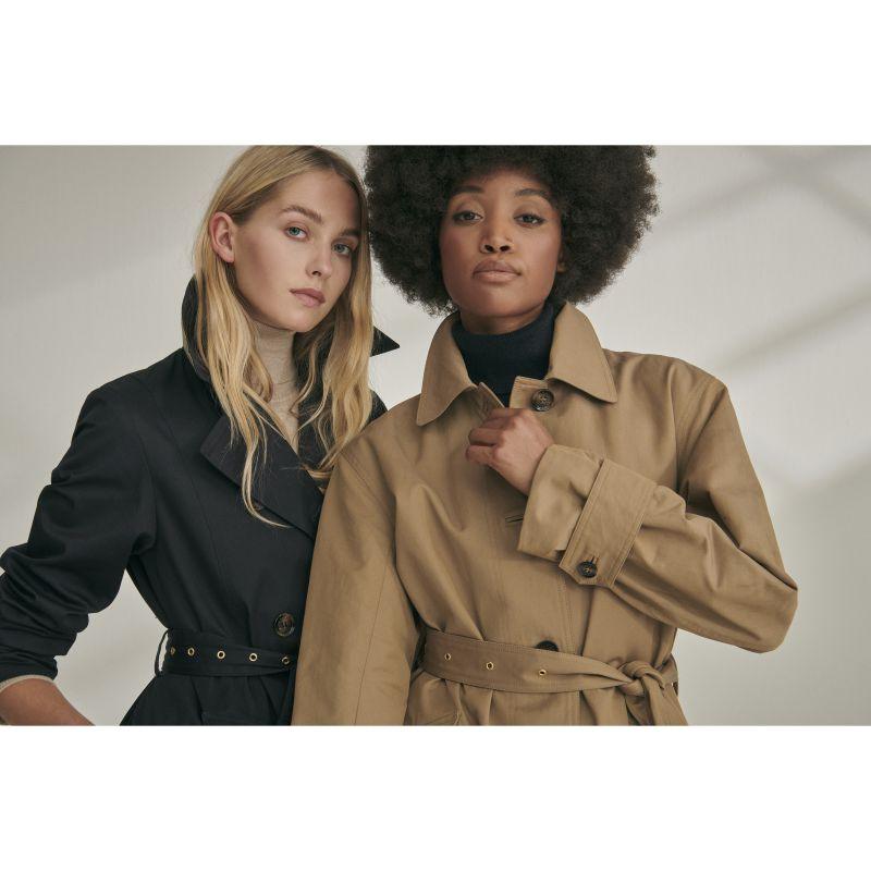 Barbour Opal Ladies Showerproof Trench - Rosewood/Rosewood Tartan - William Powell