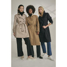 Barbour Opal Ladies Showerproof Trench - Rosewood/Rosewood Tartan - William Powell