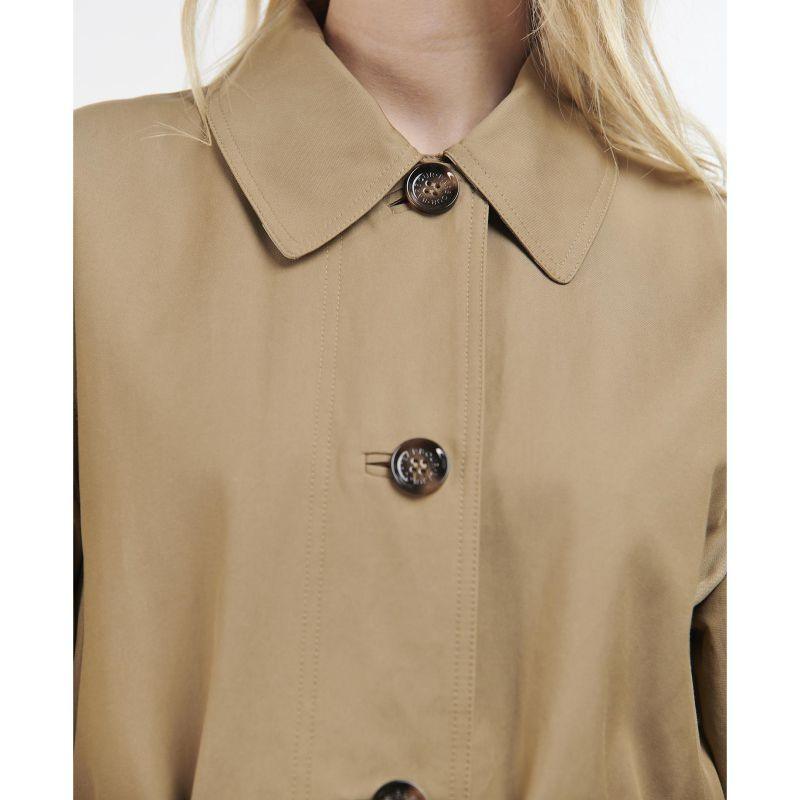Barbour Opal Ladies Showerproof Trench - Rosewood/Rosewood Tartan - William Powell