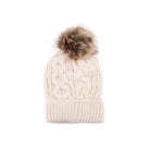 Barbour Penshaw Cable Ladies PomPom Hat - Blush Pink - William Powell