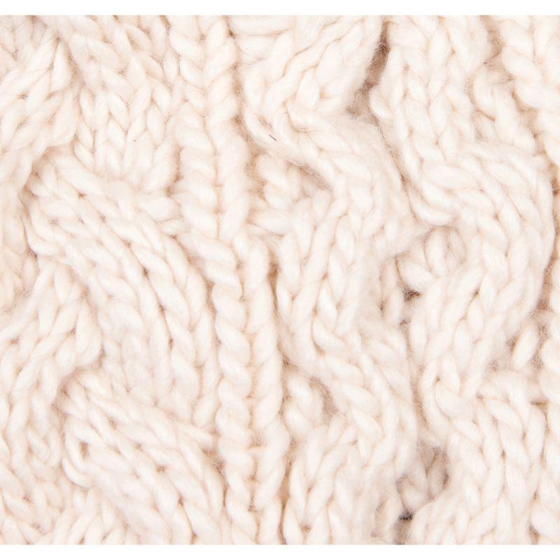Barbour Penshaw Cable Ladies PomPom Hat - Blush Pink - William Powell