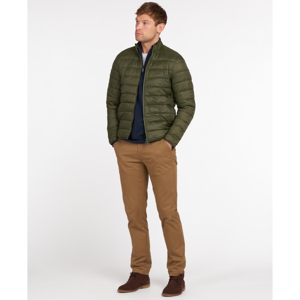 Barbour Penton Mens Quilted Jacket - Olive - William Powell