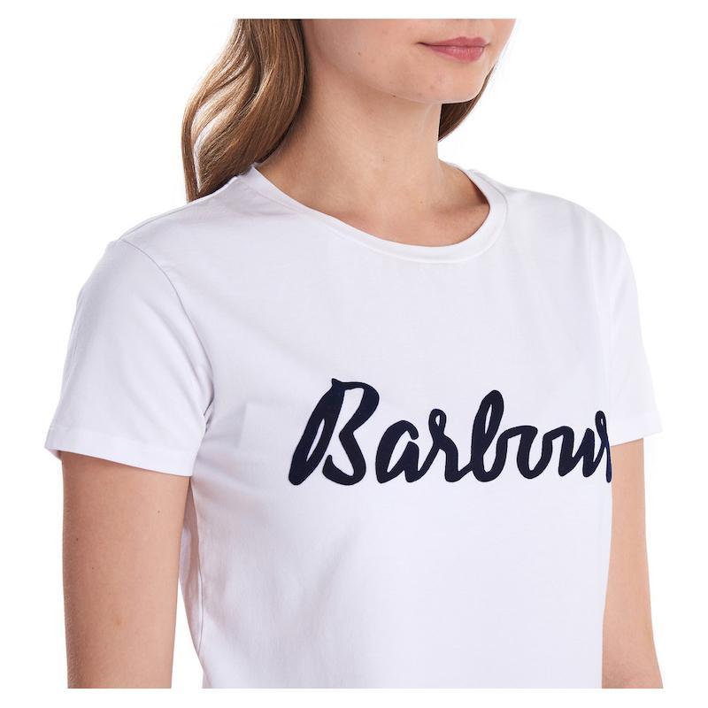 Barbour Rebecca Ladies Tee - White - William Powell