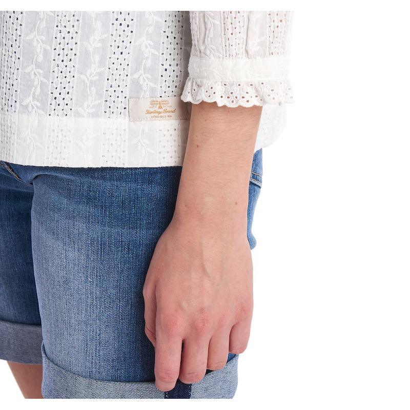 Barbour Robyn Ladies Shirt - Cloud - William Powell